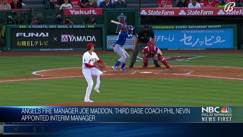 Los Angeles Angels of Anaheim Fire Manager Joe Maddon