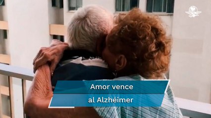Abuelitos se reconocen a pesar del Alzheimer