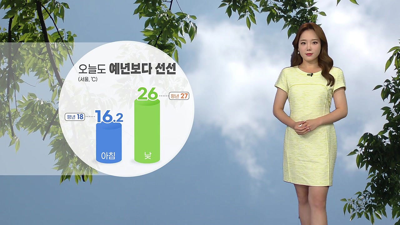 [날씨] 오늘도 예년보다 선선...오후 내륙 곳곳 소나기 / YTN