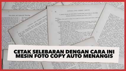 Cetak Selebaran dengan Cara Ini, Warganet: Mesin Foto Copy Auto Menangis