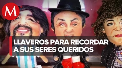 Crean llaveros personalizados para recordar a fallecidos