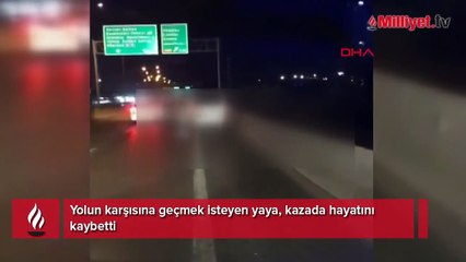 Yolun karşısına geçmek isteyen yaya, kazada hayatını kaybetti