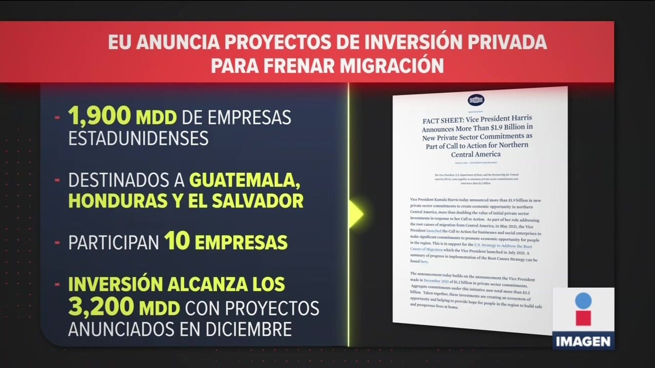 EU anuncia proyectos de inversión privada para frenar migración