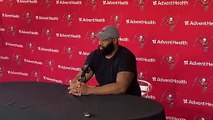 Akiem Hicks speaks to media after first day of 2022 minicamp