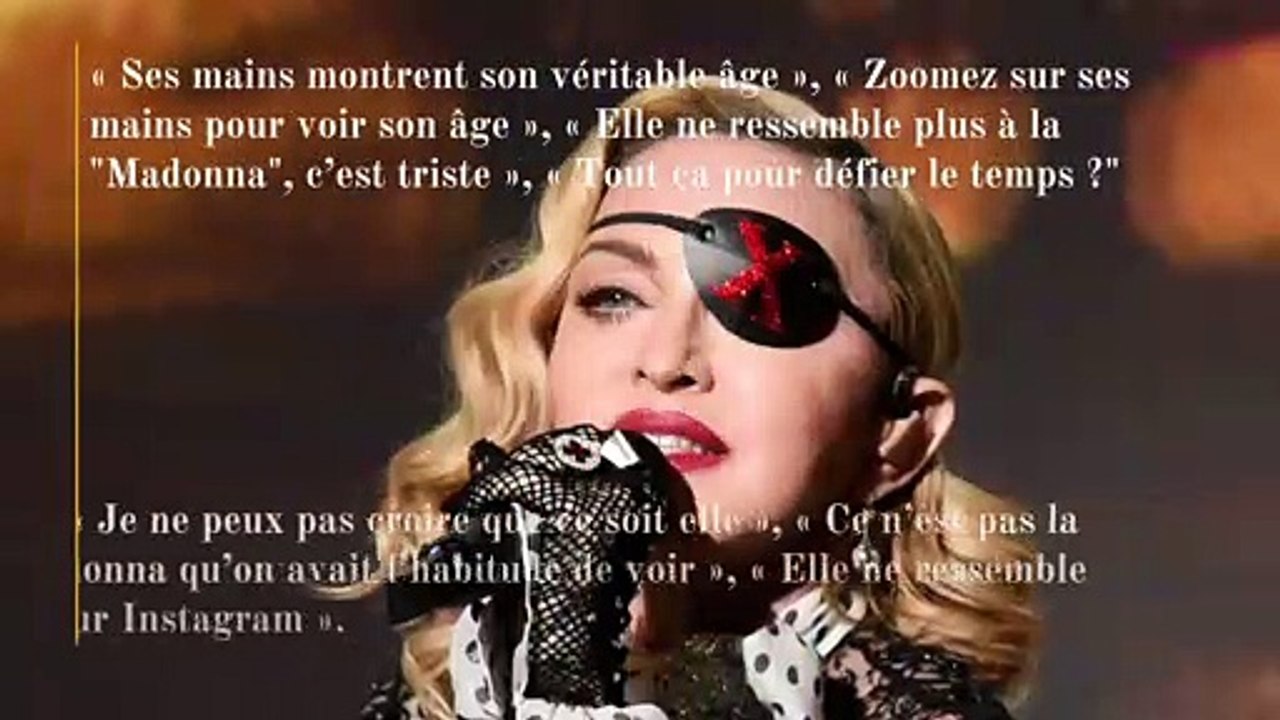 Madonna 63 years old, her face is unrecognizable naturally Her fans do not recognize her without a filter