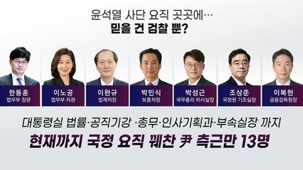 [더뉴스] 금감원장까지 윤석열 사단...믿을 건 검찰 뿐? / YTN