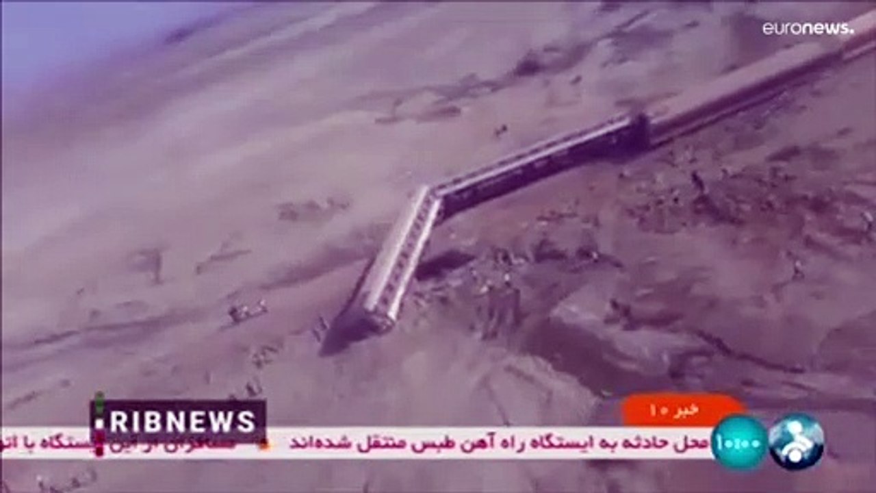 عشرات القتلى والجرحى جراء خروج قطار عن سكته وسط إيران