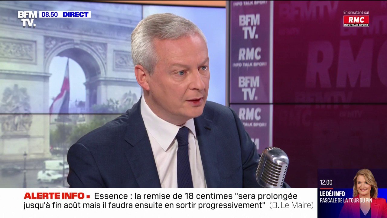 Bruno Le Maire: "Nous allons indexer le barème de l'impôt sur le revenu sur l'inflation"