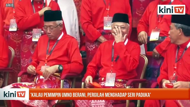 'Kalau pemimpin Umno berani, pergilah menghadap Seri Paduka'