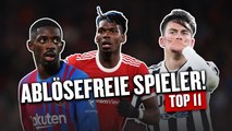 Pogba, Dembelé & Co.: Die Top 11 der ablösefreien Spieler