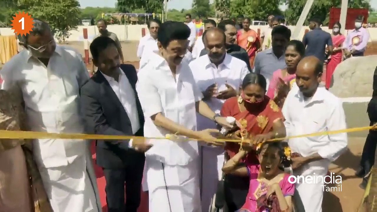 சமத்துவபுரத்தை திறந்து வைத்தார் முதல்வர்..