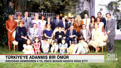 Türkiye'ye adanmış bir ömür... Erdoğan Demirören 4 yıl önce bugün hayata veda etti