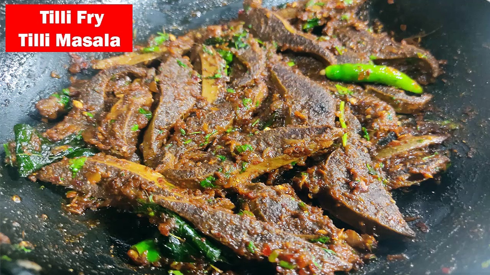 ⁣Tilli Fry Recipe | Tilli Masala Recipe | Buffalo Tilli Fry