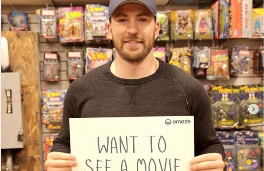 Chris Evans: Ein Fan kann sein Date werden