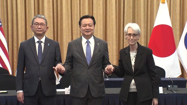 한미일 외교차관 대북 억제 위해 3국 안보협력 강화 / YTN