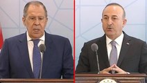 Rus mevkidaşı Lavrov ile görüşen Bakan Çavuşoğlu, tahıl krizi için üzerinde durdukları planı anlattı