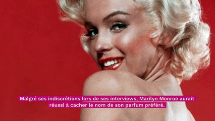 Marilyn Monroe, ce parfum qu’elle portait en secret