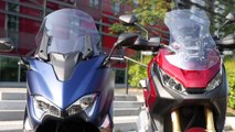 Honda X-ADV vs Yamaha TMAX DX  Le match choc scooter 2018  !
