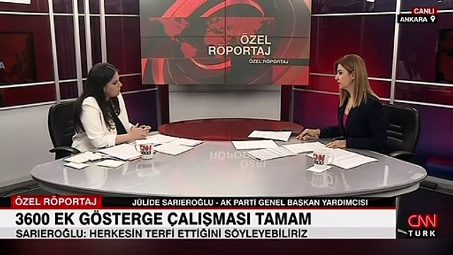 AK Parti Genel Başkan Yardımcısı Jülide Sarıeroğlu, canlı yayında açıklamalarda bulundu