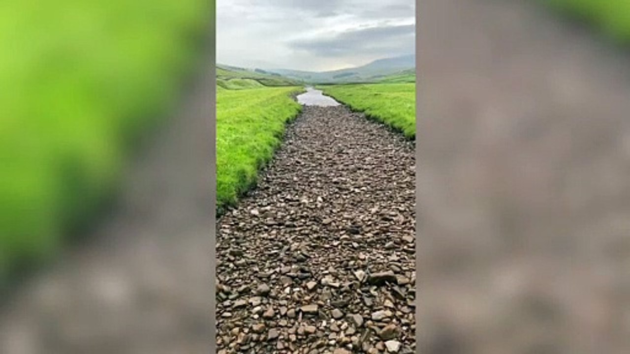 Stream turns into river in seconds