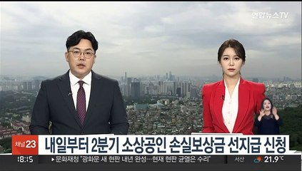 내일부터 2분기 소상공인 손실보상금 선지급 신청
