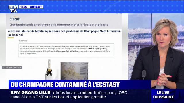 C'est quoi cette histoire de bouteilles de champagne à l'ecstasy? BFMTV répond à vos questions