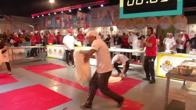 Malabares para hacer una pizza