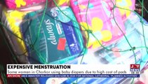 Expensive Menstruation: Some women in Chorkor using baby diapers due to high cost of pads - AM Show