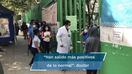 Quinta ola Covid CDMX. “Otra vez hay gente formada por una prueba”