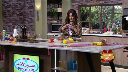 طريقة عمل مهلبية البسكويت مع الشيف فيفيان