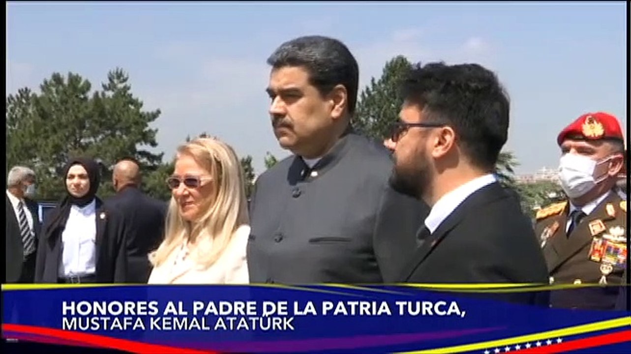 Presidente Maduro rinde honores al Fundador de la República de Turquía, Mustafa Kemal Atatürk