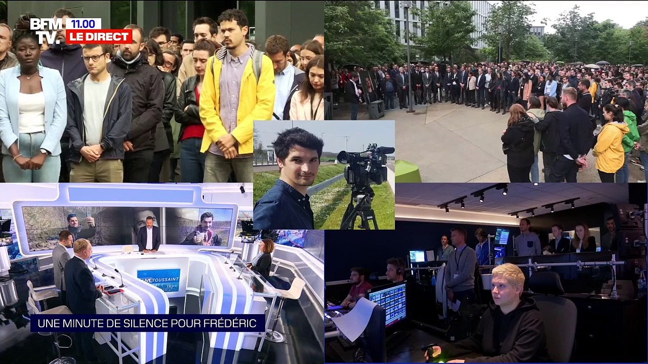 Mort de Frédéric Leclerc-Imhoff : BFMTV respecte une minute de silence en hommage au journaliste tué en Ukraine
