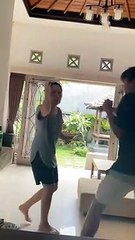 mother and daughter playing virtual reality