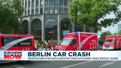 One dead and eight injured after vehicle hits pedestrians in Berlin