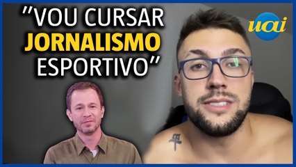 Arthur Picoli volta a estudar e quer seguir passos de Tiago Leifert