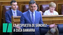 La respuesta de Sánchez a Cuca Gamarra: 