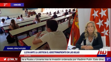 Isabel Díaz Ayuso lleva ante la justicia el adoctrinamiento en las aulas