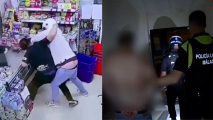 Dos hombres detenidos por el robo frustrado a un bazar oriental