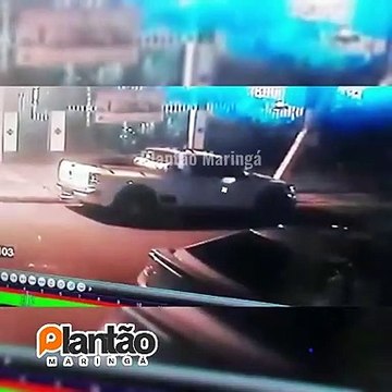 Câmera registra atentado a tiros que deixou casal ferido