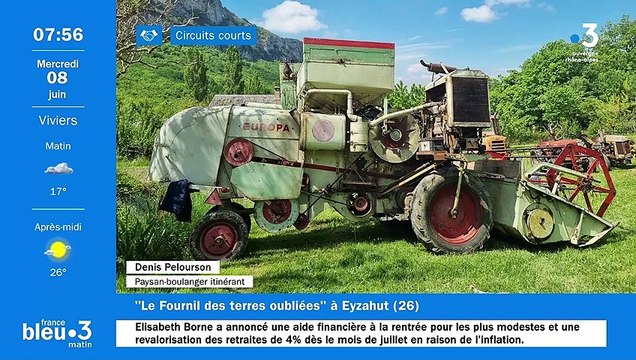 À Eyzahut, près de Dieulefit, un paysan-boulanger et ses pains au levain cuit au four à bois : Le Fournil des Terres oubliées