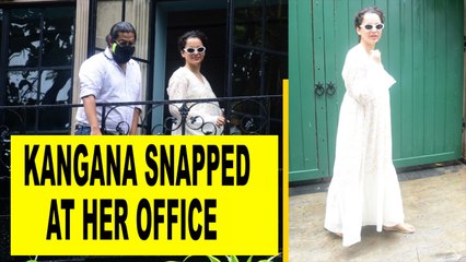 Kangana Ranaut snapped at her office