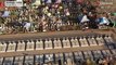 Aerial images of the Santiago General Cemetery as Chile virus deaths rise