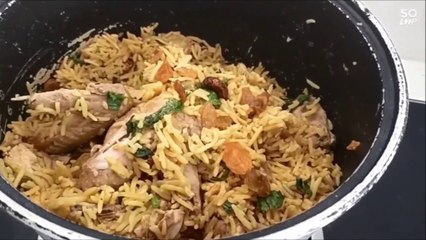 Nasi Briyani Ayam...guna beras briyani pendek pun boleh jadi panjang