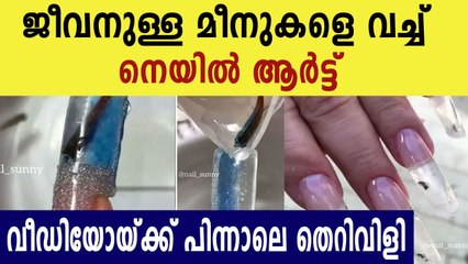 salon use live fish for manicure .outrage against nail artist