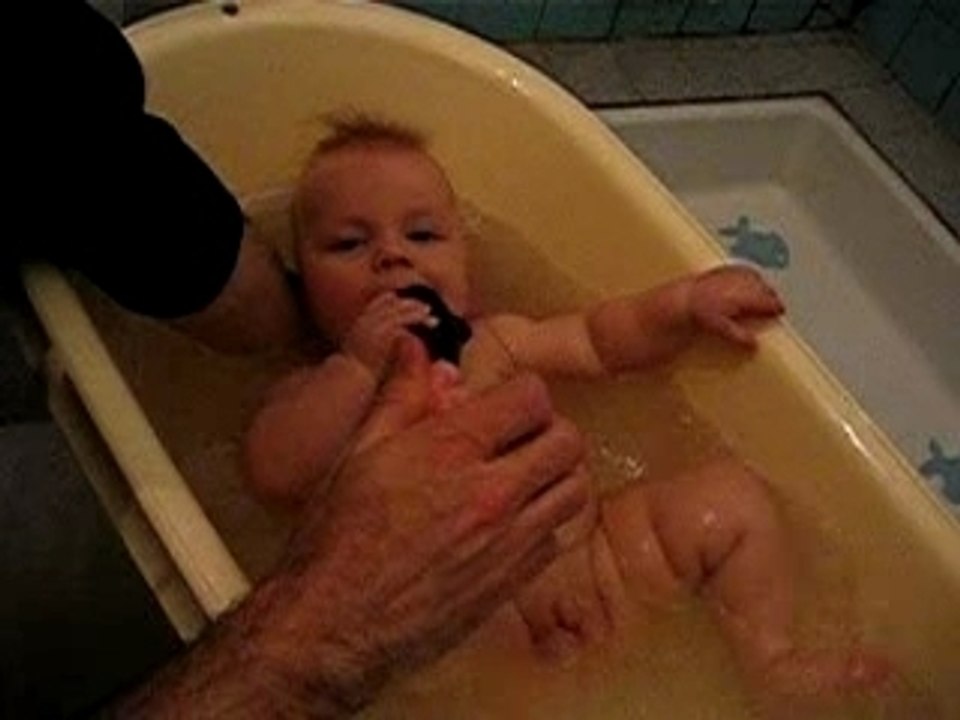 Dans le bain