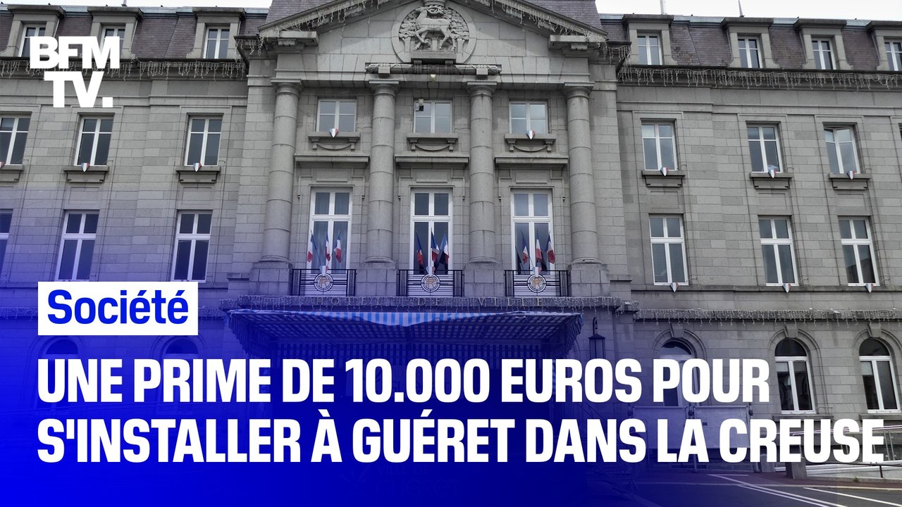 La mairie de Guéret, dans la Creuse, offre 10.000 euros à ceux qui viennent s'installer dans le centre-ville