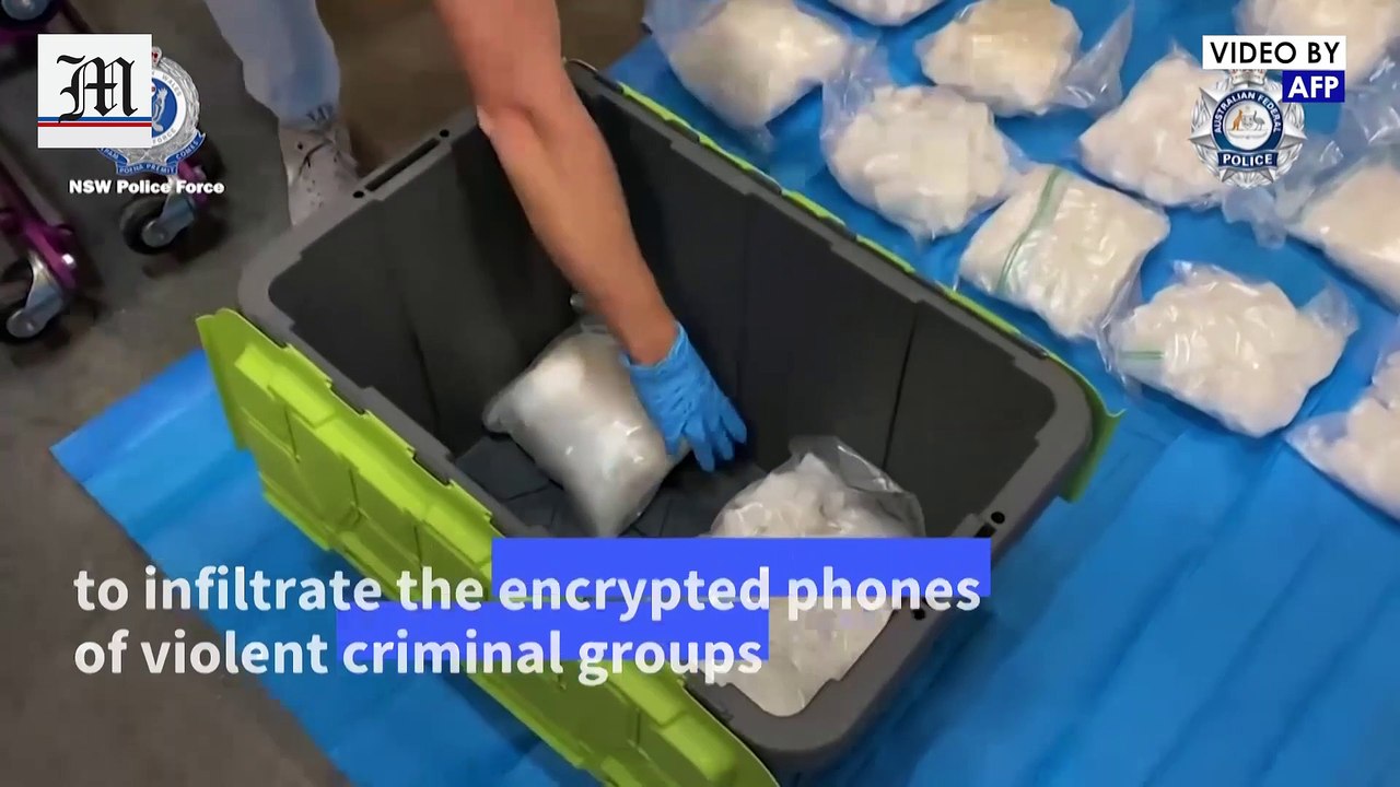 Australian police swoop in global encrypted phone sting