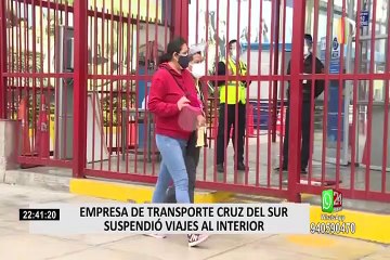 Cruz del Sur suspendió viajes ante incertidumbre que genera proceso electoral