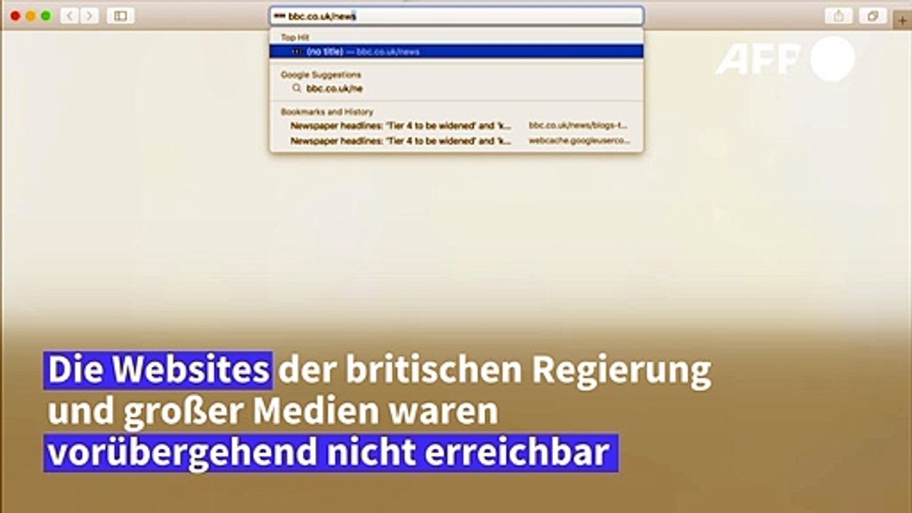 Websites großer Medien vorübergehend nicht erreichbar