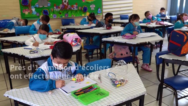 Mexique: retour à l'école des élèves après presque 15 mois à la maison